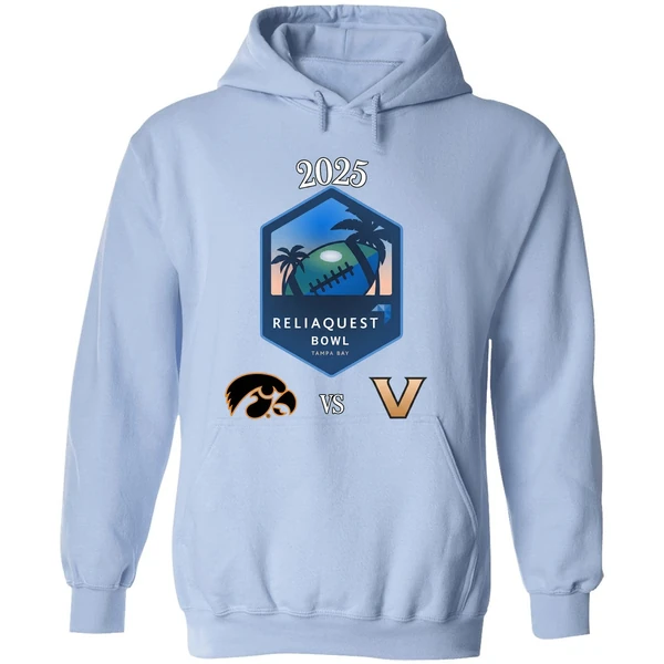 Iowa Hawkeyes Vs Vanderbilt Commodores Football Reliaquest Bowl Tampa Bay Hoodie - Image 4