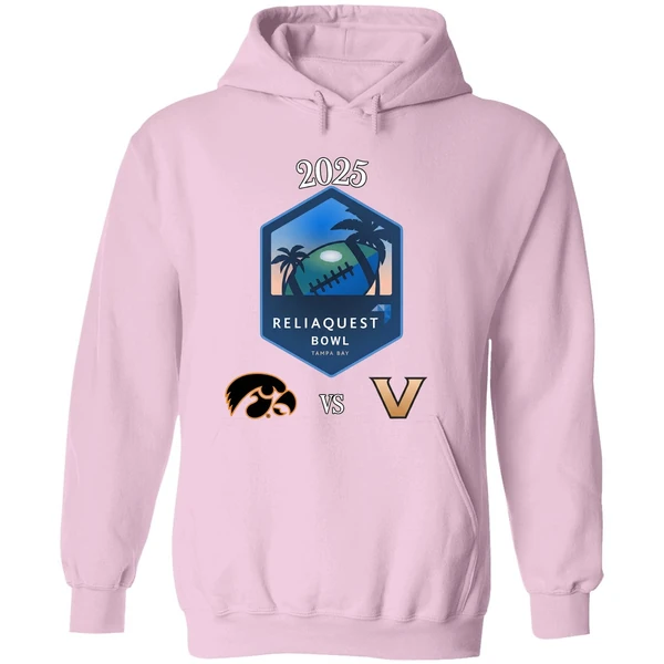 Iowa Hawkeyes Vs Vanderbilt Commodores Football Reliaquest Bowl Tampa Bay Hoodie - Image 5