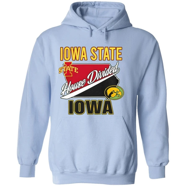 Iowa State Cyclones Vs Iowa Hawkeyes House Divided 2025 Hoodie - Image 4