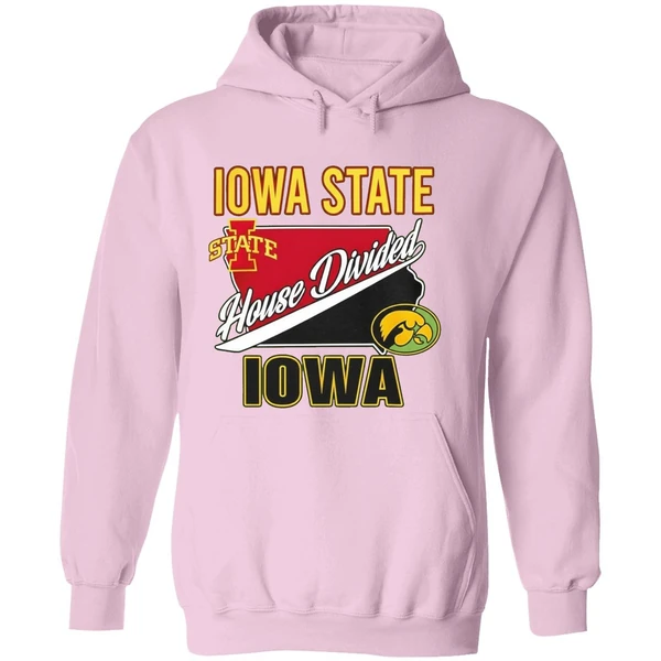 Iowa State Cyclones Vs Iowa Hawkeyes House Divided 2025 Hoodie - Image 5
