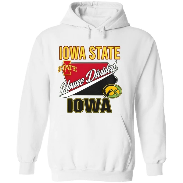 Iowa State Cyclones Vs Iowa Hawkeyes House Divided 2025 Hoodie - Image 8