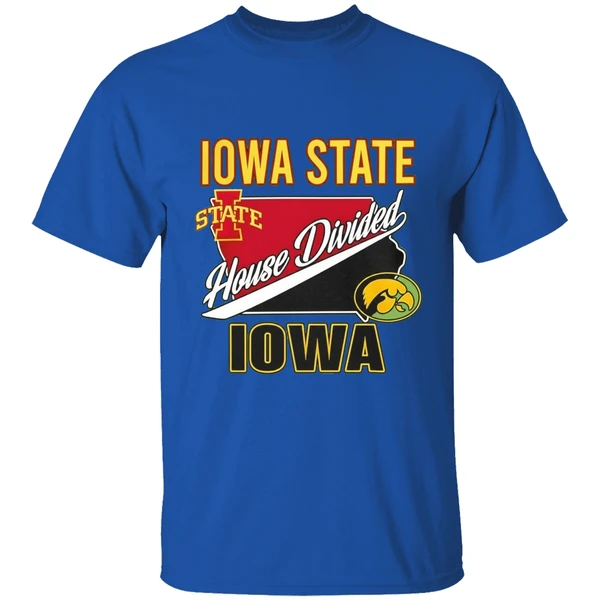 Iowa State Cyclones Vs Iowa Hawkeyes House Divided 2025 Shirt - Image 8