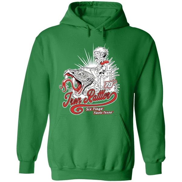 Iron Rattler Fiesta Texas Ride Six Flags 70 2025 Hoodie - Image 2