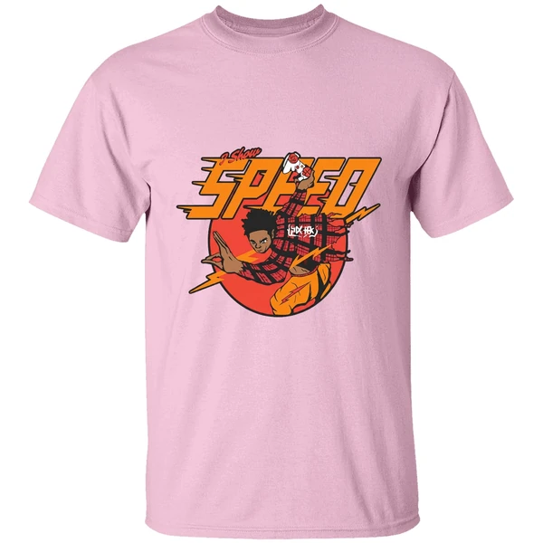 ishowspeed merch speed flash shirt lightpink