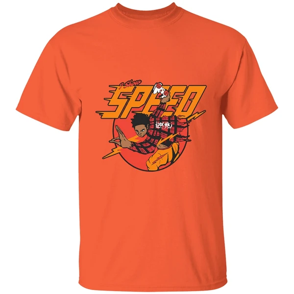 ishowspeed merch speed flash shirt orange