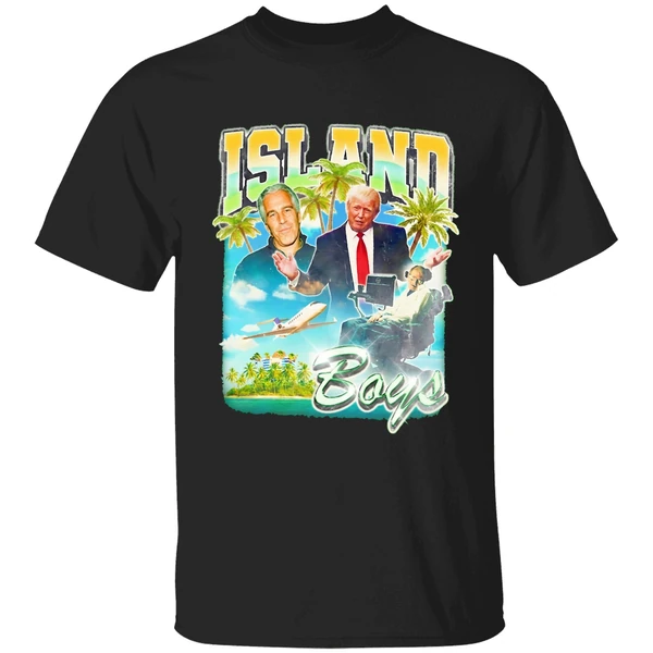 Island Boys Jeffrey Epstein Donald Trump And Stephen Hawking Retro Shirt