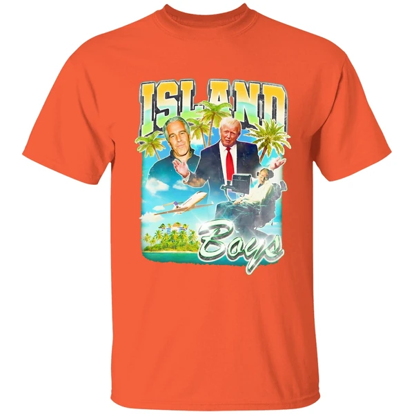 Island Boys Jeffrey Epstein Donald Trump And Stephen Hawking Retro Shirt - Image 6