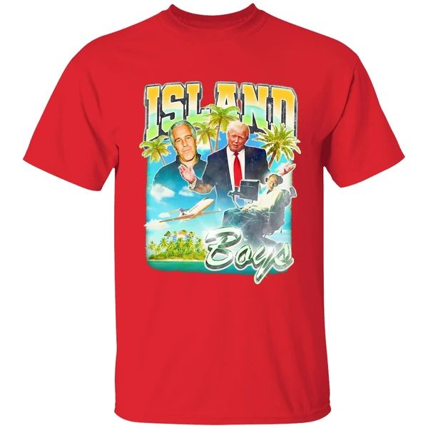 Island Boys Jeffrey Epstein Donald Trump And Stephen Hawking Retro Shirt - Image 7
