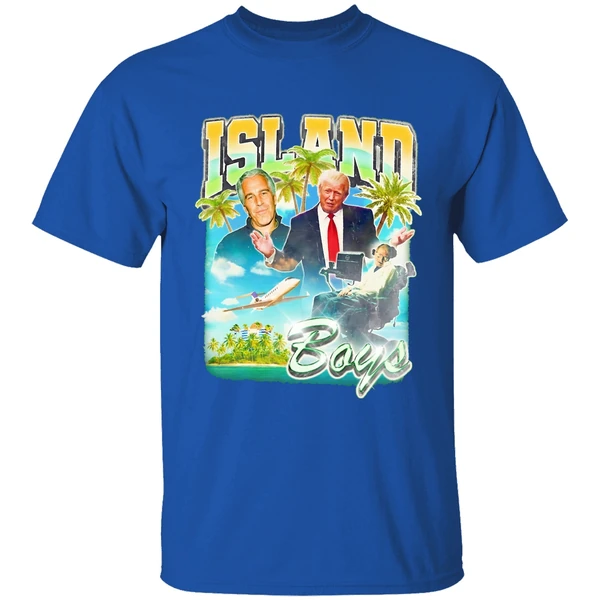 Island Boys Jeffrey Epstein Donald Trump And Stephen Hawking Retro Shirt - Image 8