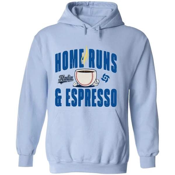 Italy Baseball Home Runs Espresso Hoodie - Image 4