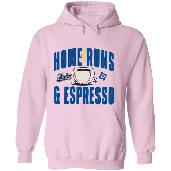 Italy Baseball Home Runs Espresso Hoodie - Image 5
