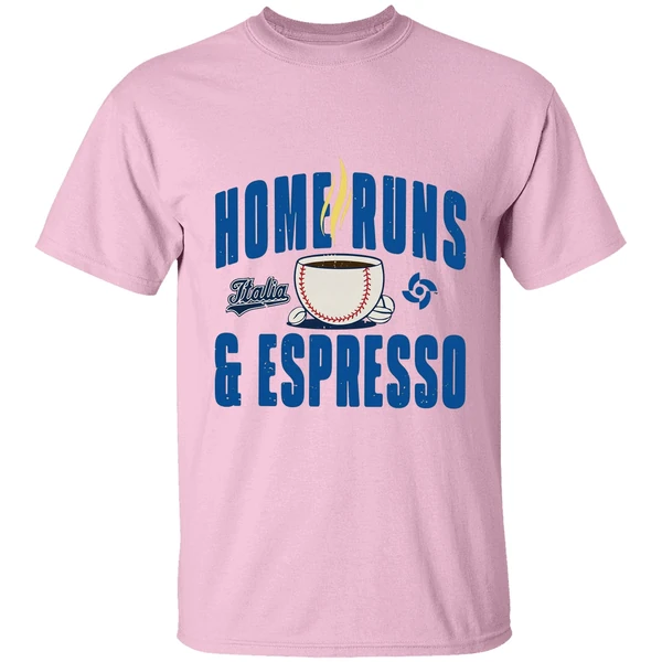 Italy Baseball Home Runs Espresso Shirt - Image 2