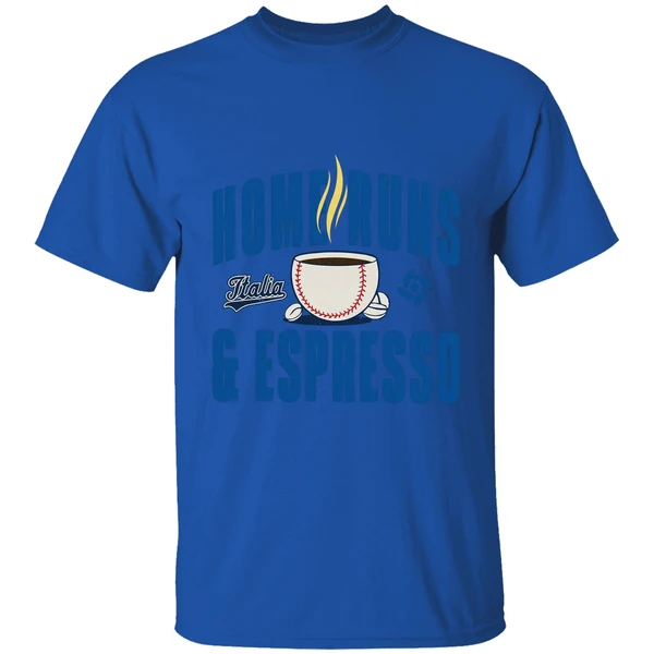 Italy Baseball Home Runs Espresso Shirt - Image 5