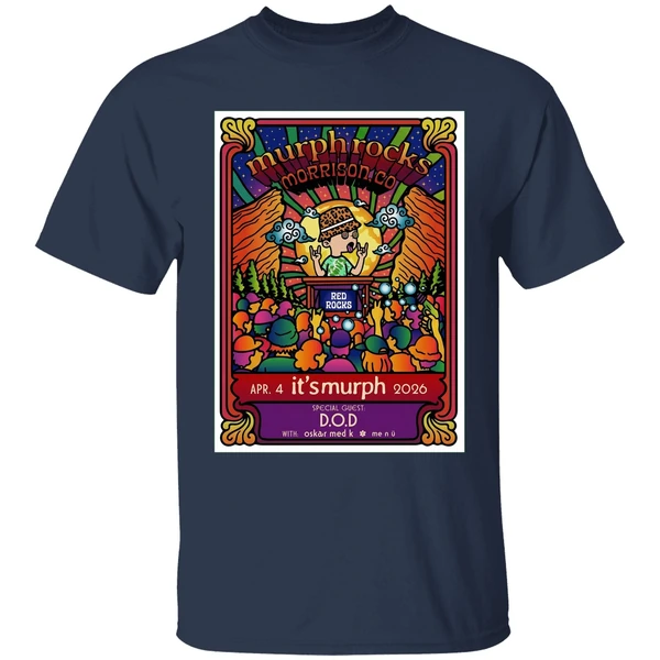 its murph apr 4 2026 red rocks amphitheatre morrison co poster shirt navy