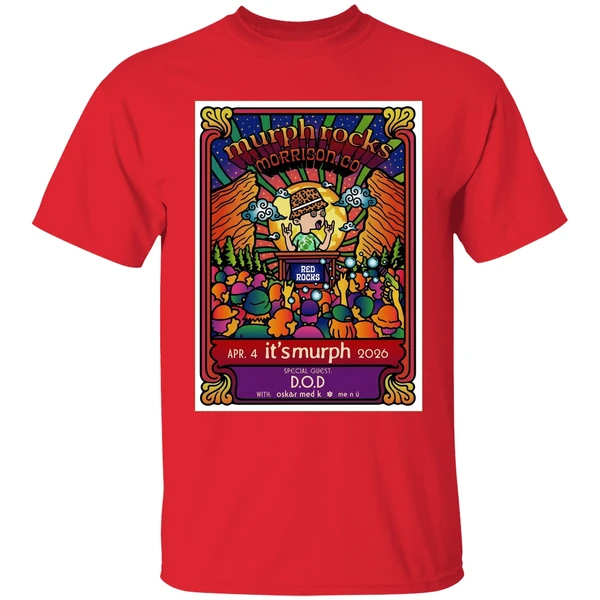 Its Murph Apr 4 2026 Red Rocks Amphitheatre Morrison Co Poster Shirt - Image 7