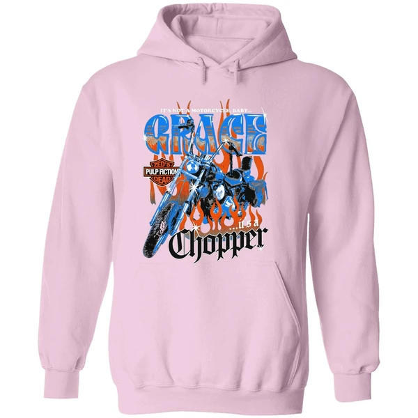 Its Not A Motorcycle Baby Grace Its A Chopper Zeds Pulp Fiction Dead Hoodie - Image 5