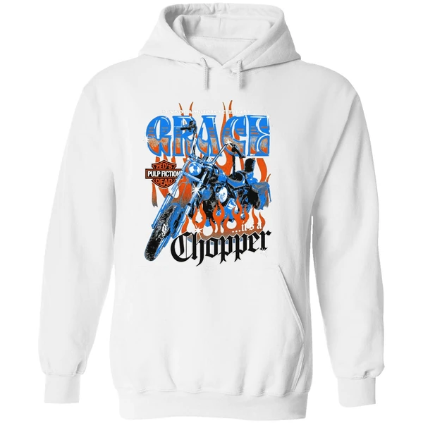Its Not A Motorcycle Baby Grace Its A Chopper Zeds Pulp Fiction Dead Hoodie - Image 8