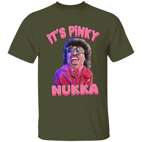 its pinky nukka character in friday and next friday movie shirt militarygreen