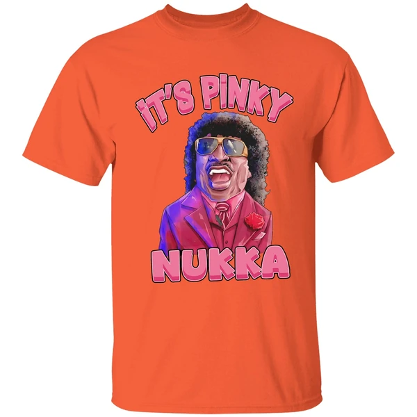 its pinky nukka character in friday and next friday movie shirt orange