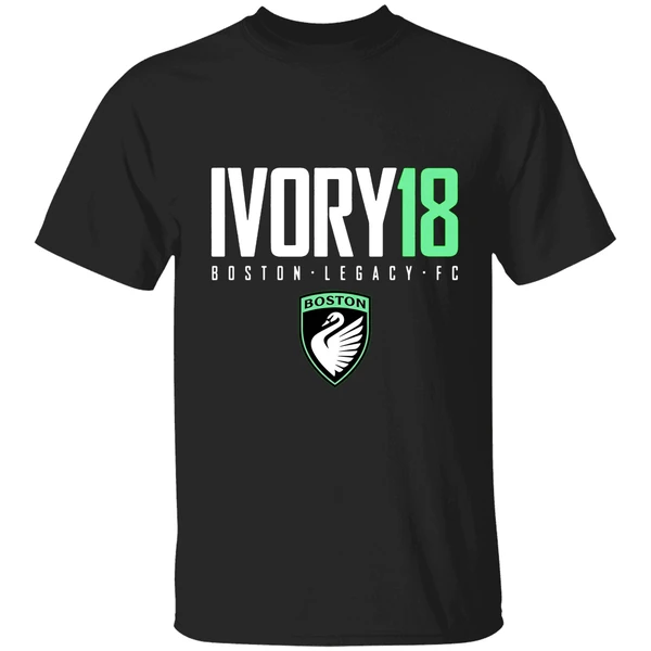 Ivory18 Laurel Ivory Boston Legacy Fc Logo Shirt