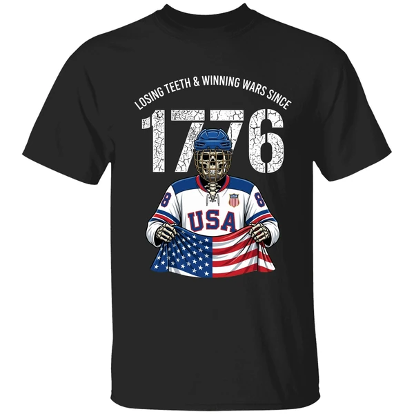 Jack Hughes Losing Teeth Winning Wars Since 1776 Shirt