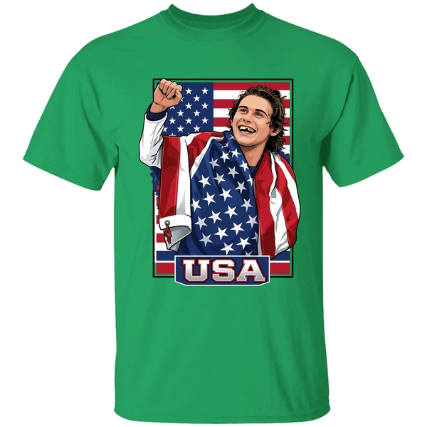 Jack Hughes Team Usa Flag Shirt - Image 2