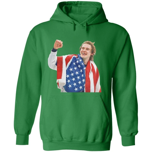 Jack Hughes Usa Hockey World Champs 2026 Hoodie - Image 2