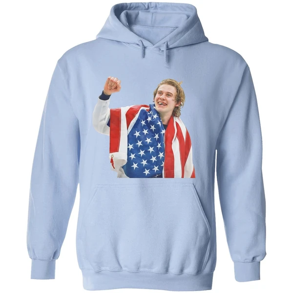 Jack Hughes Usa Hockey World Champs 2026 Hoodie - Image 4
