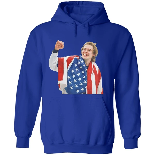 Jack Hughes Usa Hockey World Champs 2026 Hoodie - Image 7