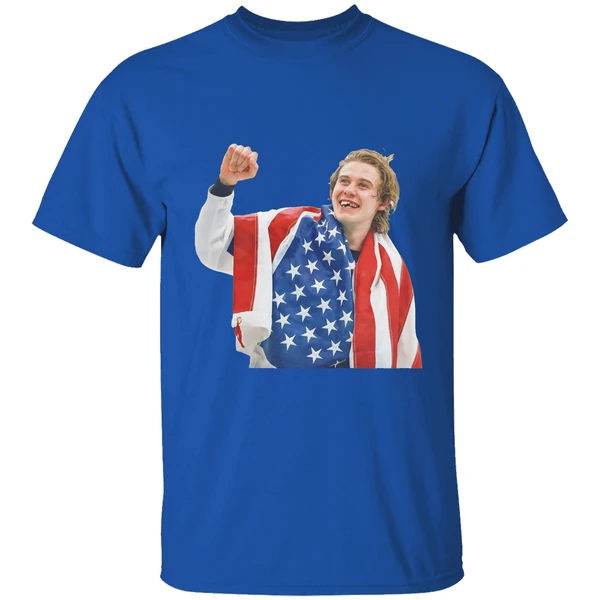 Jack Hughes Usa Hockey World Champs 2026 Shirt - Image 5
