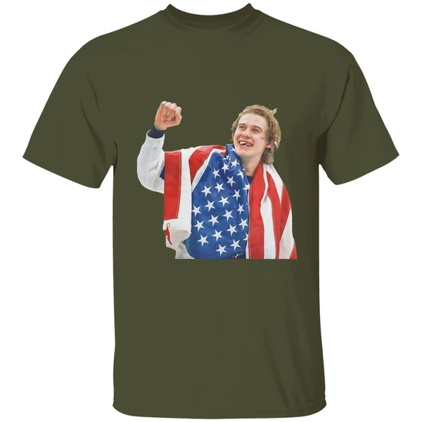 Jack Hughes Usa Hockey World Champs 2026 Shirt - Image 9