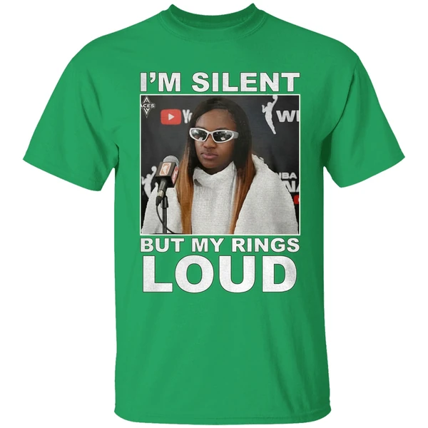 Jackie Young Im Silent But My Rings Loud Shirt - Image 8