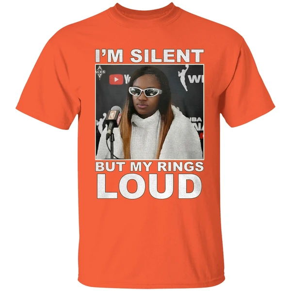 Jackie Young Im Silent But My Rings Loud Shirt - Image 5