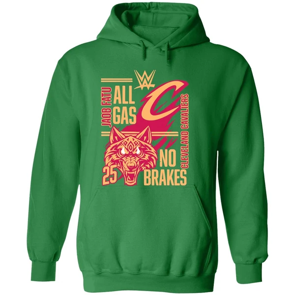 Jacob Fatu Cleveland Cavaliers All Gas No Brakes 2025 Hoodie - Image 2