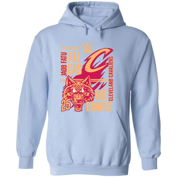 Jacob Fatu Cleveland Cavaliers All Gas No Brakes 2025 Hoodie - Image 4