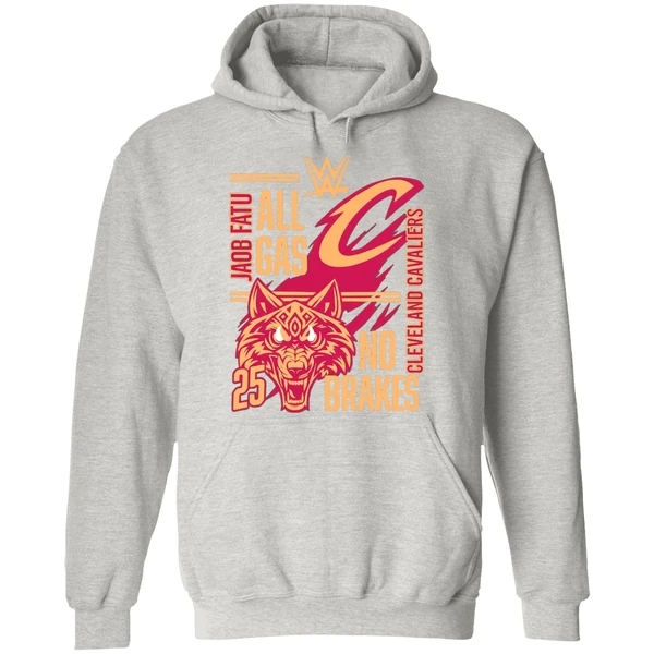 Jacob Fatu Cleveland Cavaliers All Gas No Brakes 2025 Hoodie - Image 9