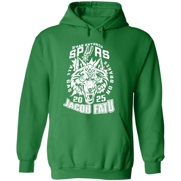 Jacob Fatu San Antonio Spurs 2025 Hoodie - Image 2