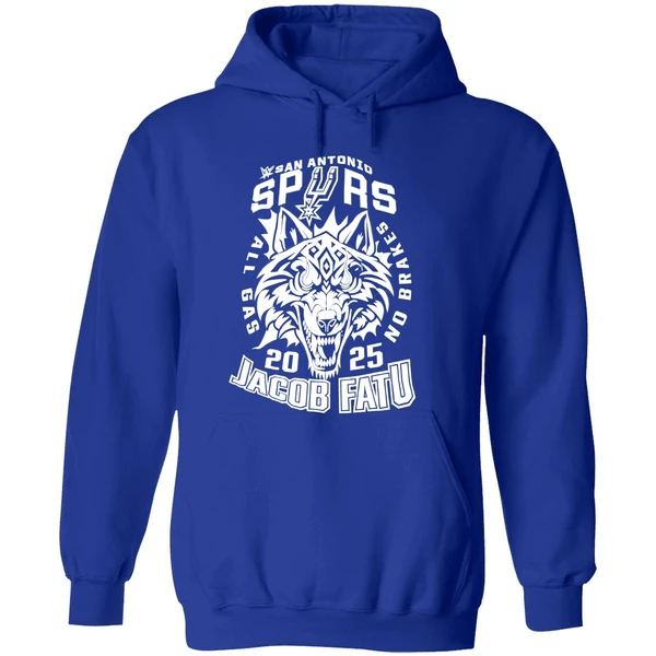 Jacob Fatu San Antonio Spurs 2025 Hoodie - Image 7