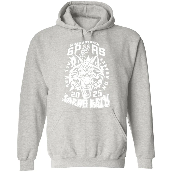 Jacob Fatu San Antonio Spurs 2025 Hoodie - Image 9