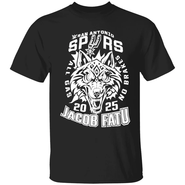 Jacob Fatu San Antonio Spurs 2025 Shirt