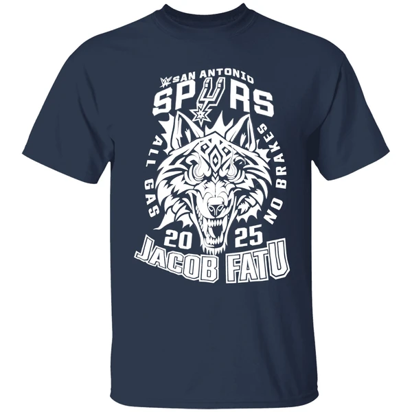 Jacob Fatu San Antonio Spurs 2025 Shirt - Image 5