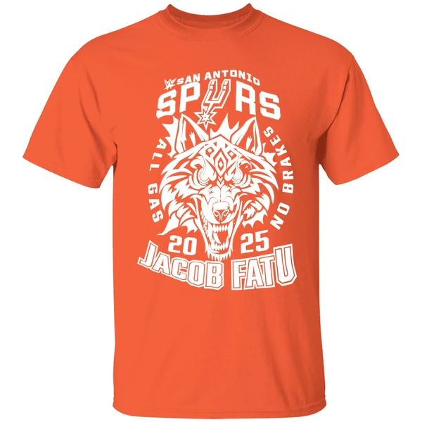 Jacob Fatu San Antonio Spurs 2025 Shirt - Image 6