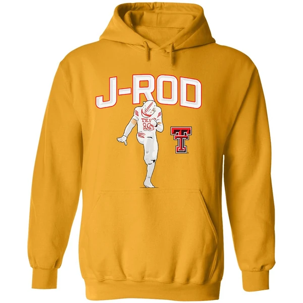 Jacob Rodriguez J Rod Texas Tech Red Raiders Football Hoodie