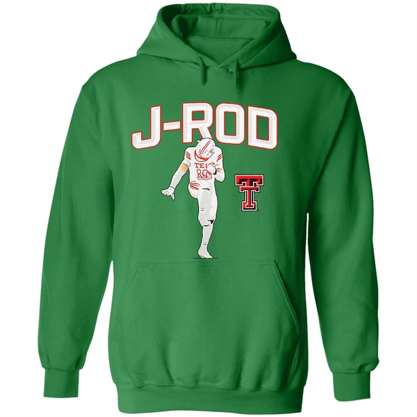 Jacob Rodriguez J Rod Texas Tech Red Raiders Football Hoodie - Image 2