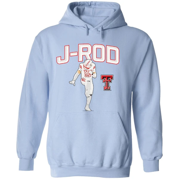 Jacob Rodriguez J Rod Texas Tech Red Raiders Football Hoodie - Image 4