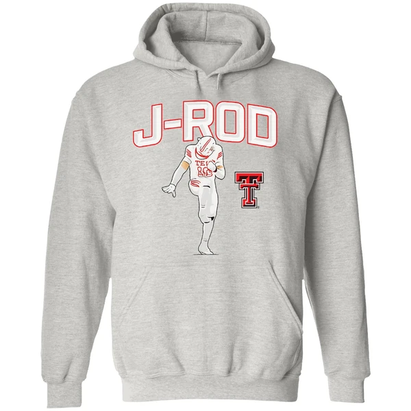 Jacob Rodriguez J Rod Texas Tech Red Raiders Football Hoodie - Image 9