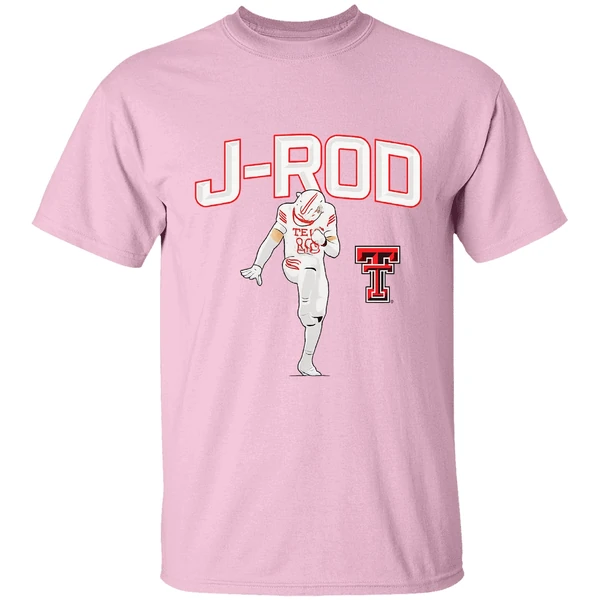 Jacob Rodriguez J Rod Texas Tech Red Raiders Football Shirt Jacob Rodriguez J Rod Texas Tech Red Raiders Football Shirt