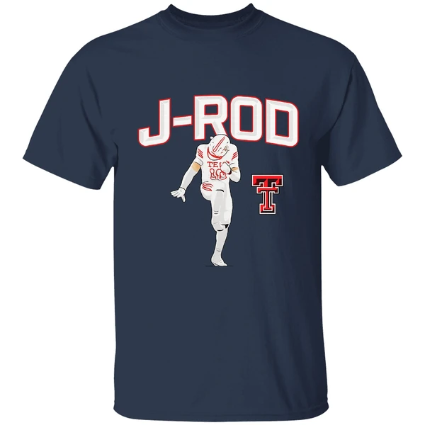 Jacob Rodriguez J Rod Texas Tech Red Raiders Football Shirt - Image 4