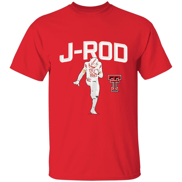 Jacob Rodriguez J Rod Texas Tech Red Raiders Football Shirt - Image 6