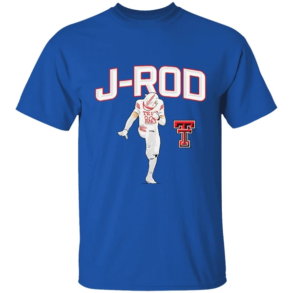 Jacob Rodriguez J Rod Texas Tech Red Raiders Football Shirt - Image 7